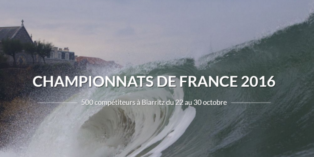 Championnats de France de Surf à Biarritz du 22 au 30 Octobre