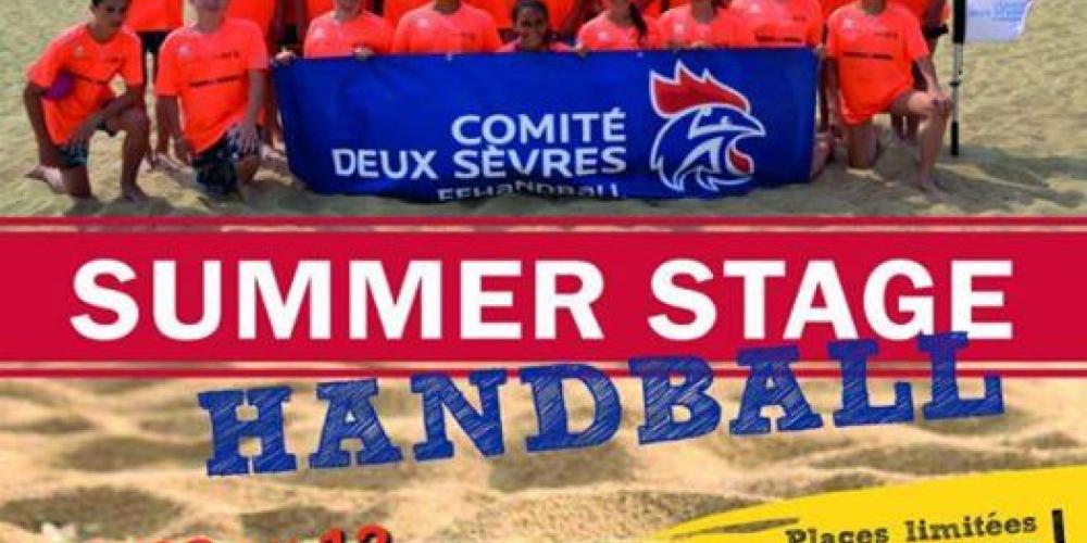Handball Summer Stage du 8 au 12 Juillet 2019 à Anglet